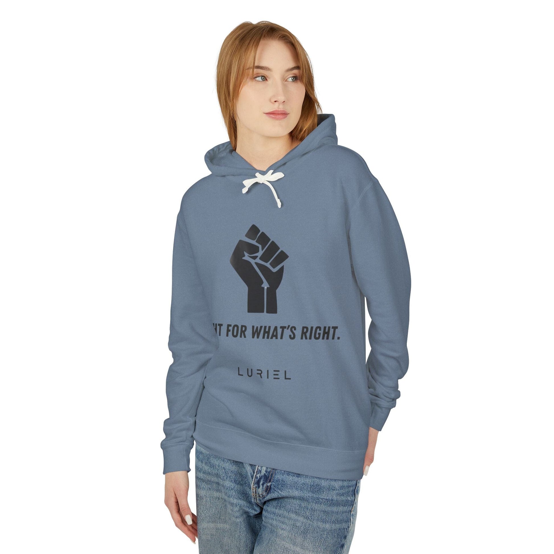 Hoodie Never Give Up Unisex 100% Cotton Hooded Sweatshirt