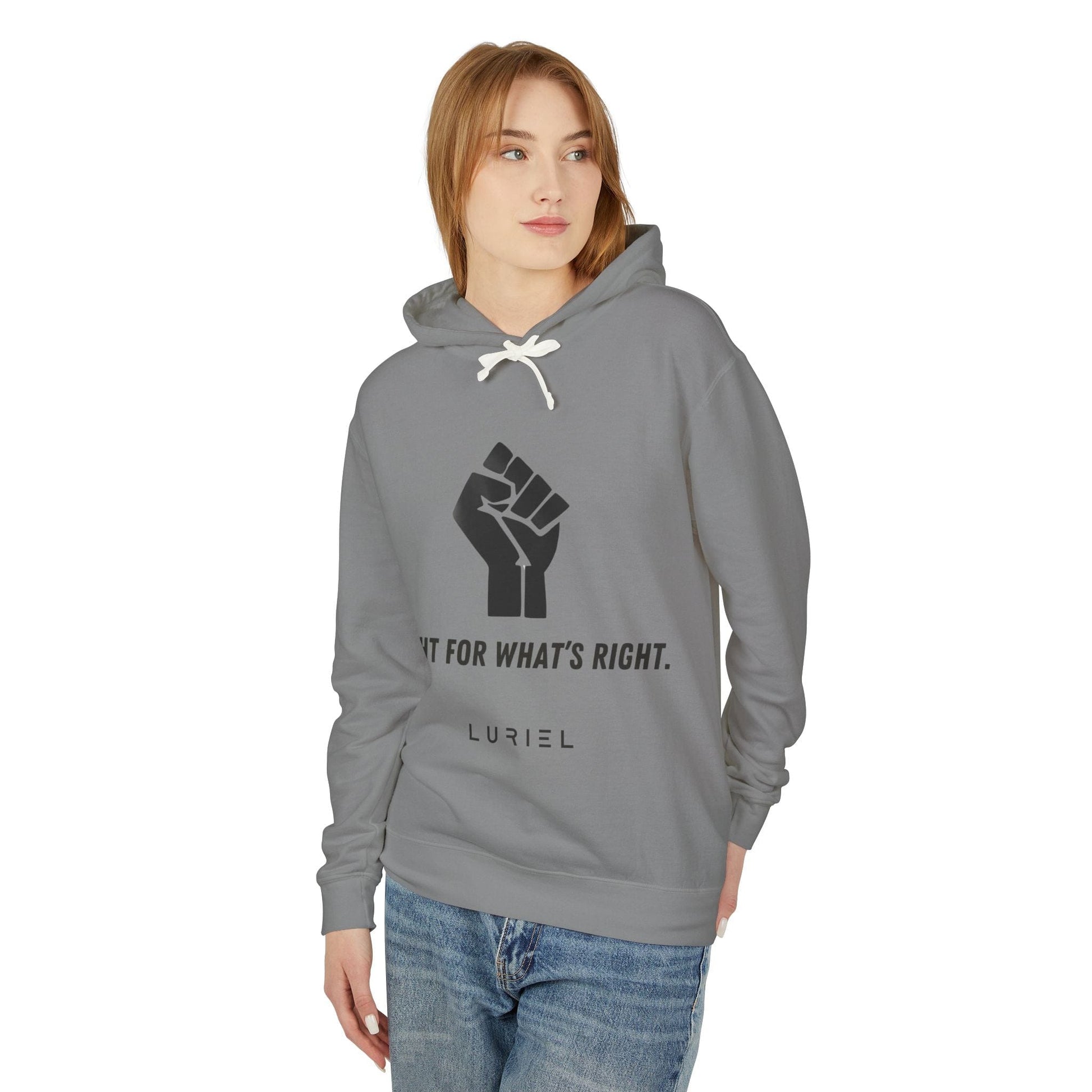 Hoodie Never Give Up Unisex 100% Cotton Hooded Sweatshirt