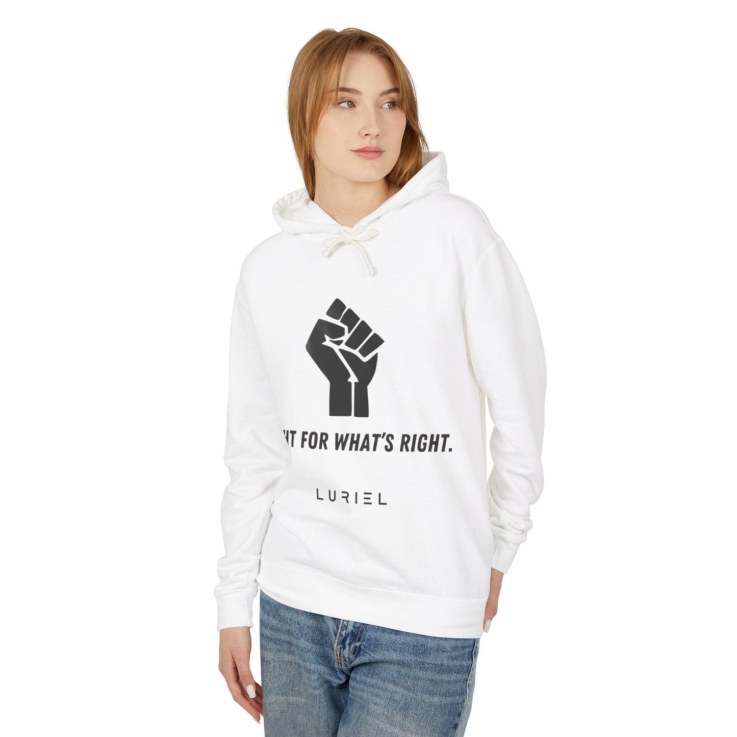 Hoodie Never Give Up Unisex 100% Cotton Hooded Sweatshirt