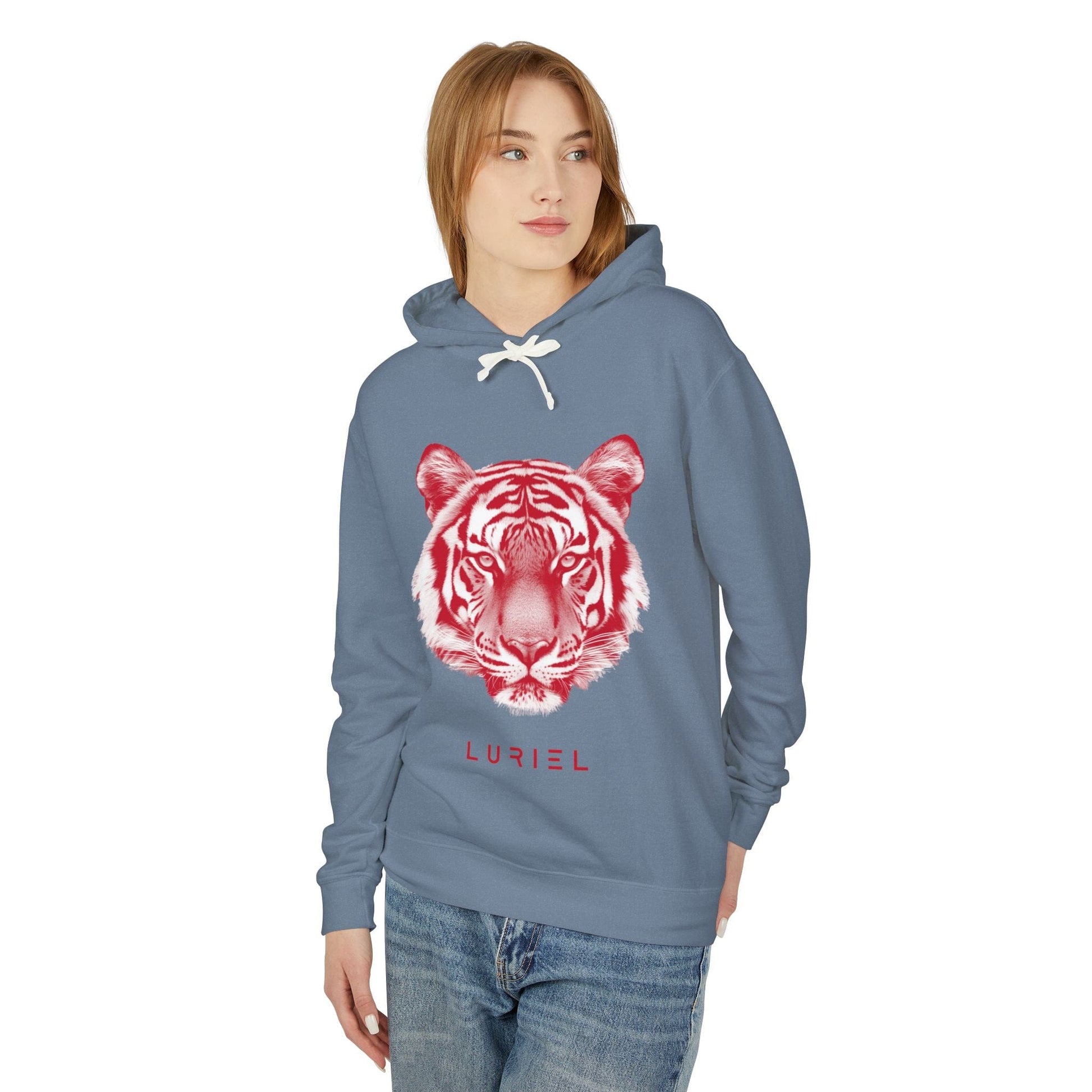 Hoodie Seeing Red But Staying Chill Unisex 100% Cotton Hooded Sweatshirt
