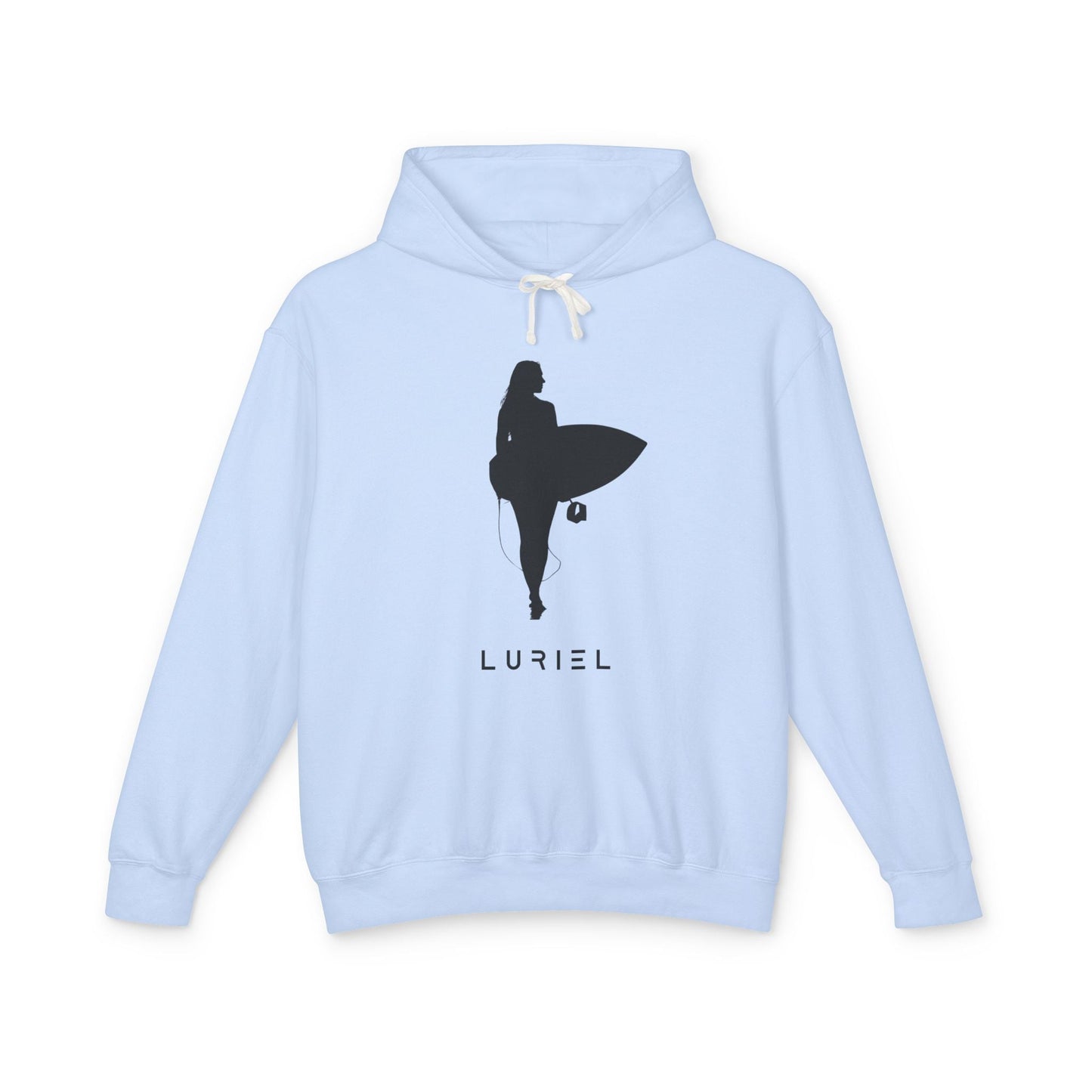 Hoodie Surfer Girl Black Unisex 100% Cotton Hooded Sweatshirt