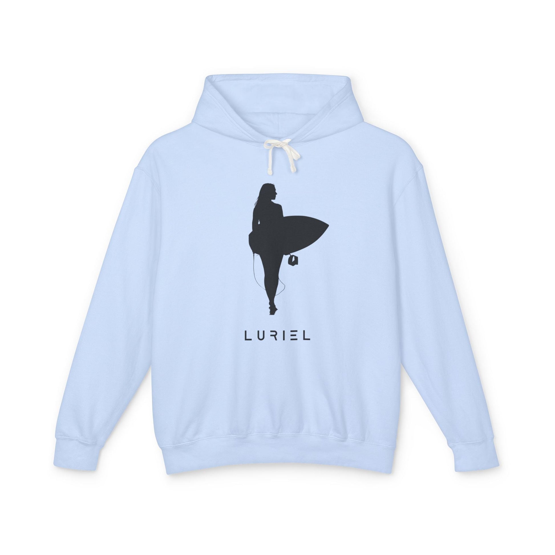 Hoodie Surfer Girl Black Unisex 100% Cotton Hooded Sweatshirt