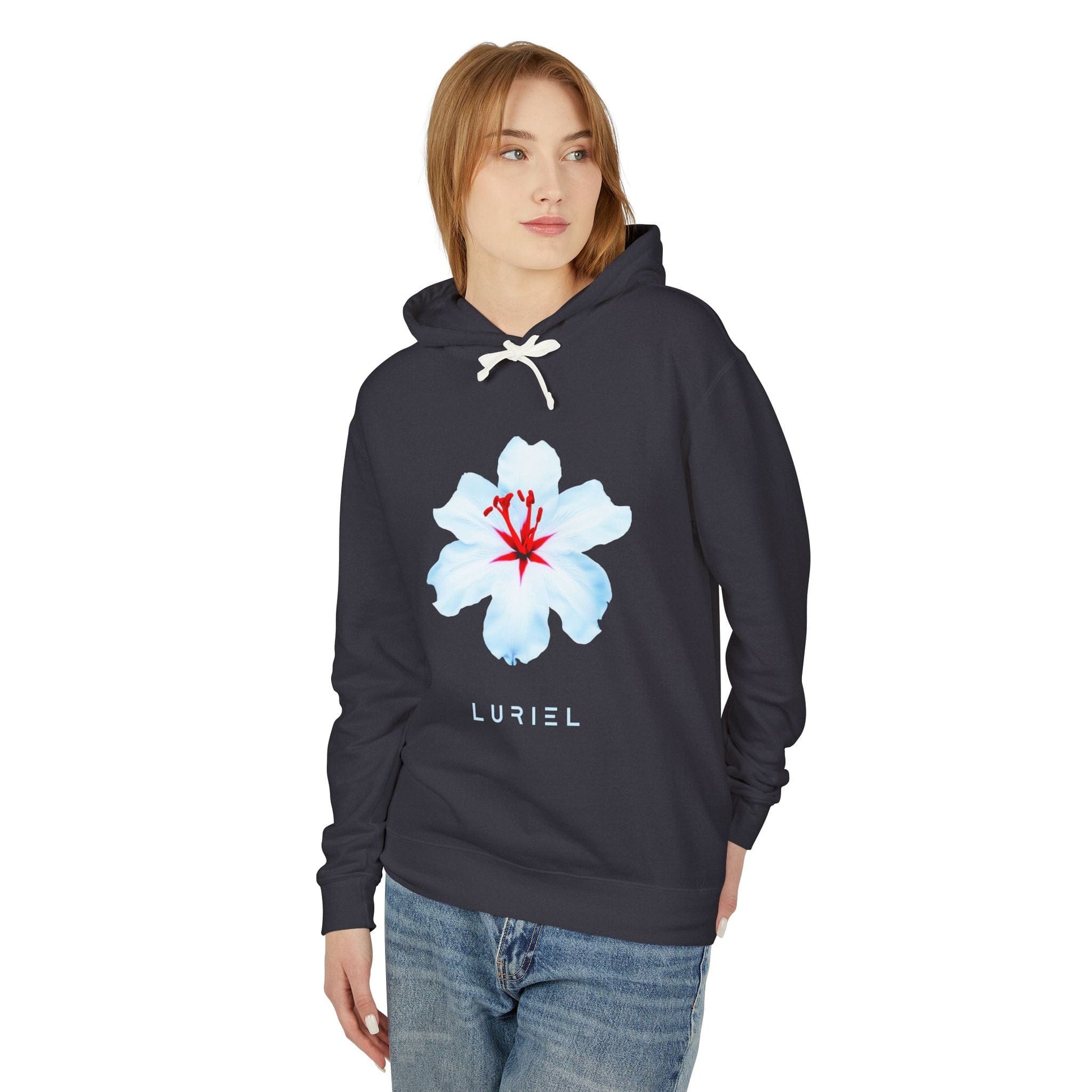 Hoodie Tropical White Unisex 100% Cotton Hooded Sweatshirt