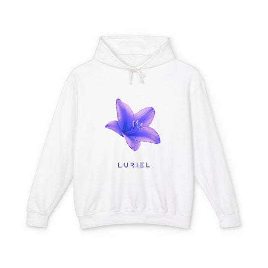 Hoodie White / S Fleur Bleu Unisex 100% Cotton Hooded Sweatshirt