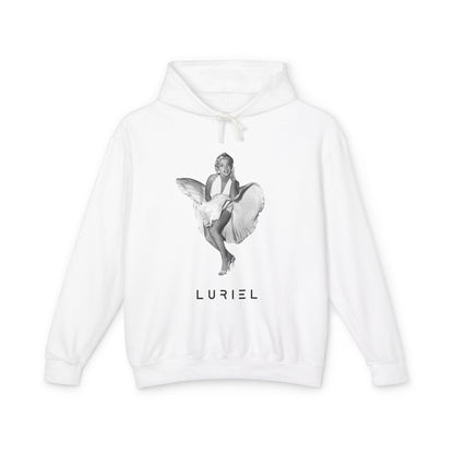 Hoodie White / S Glam 100% Cotton Hooded Sweatshirt