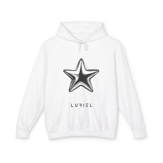 Hoodie White / S Silver Star Unisex 100% Cotton Hooded Sweatshirt