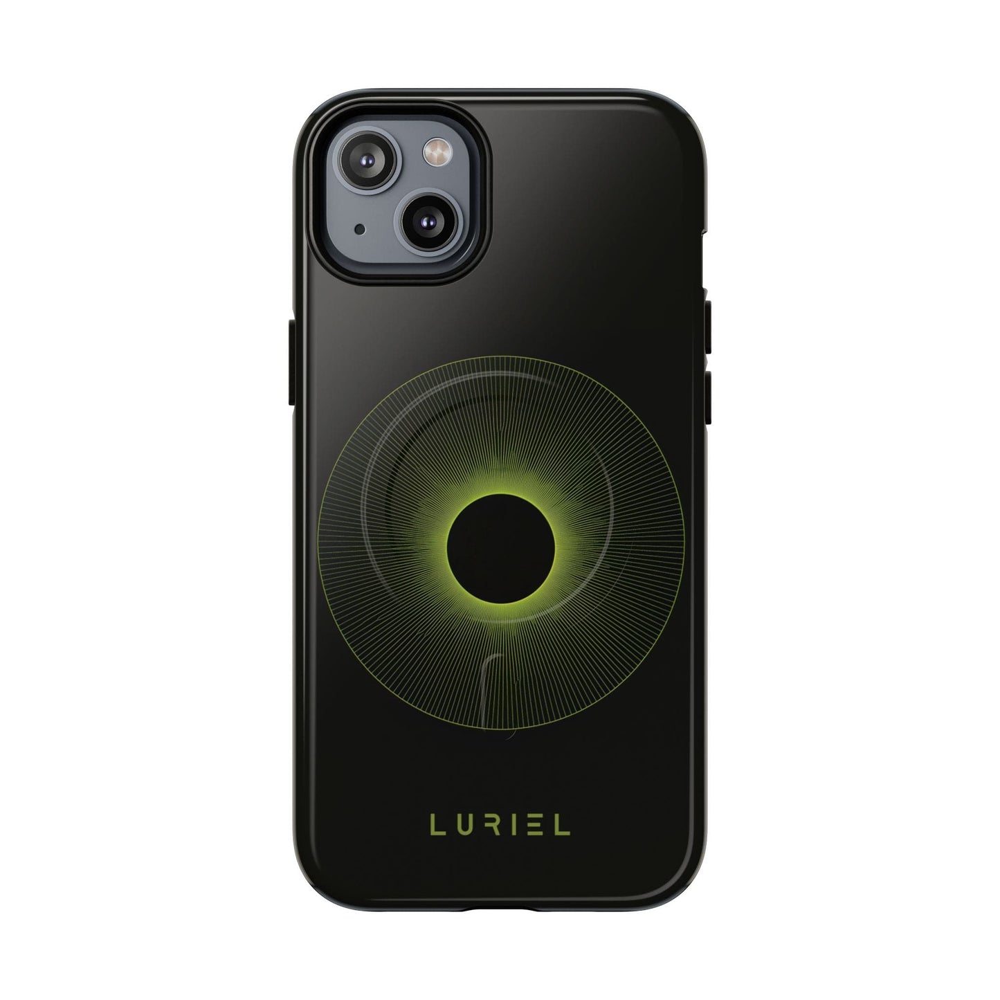 Phone Case iPhone 14 Plus / Glossy Black Sun Tough Magsafe Case