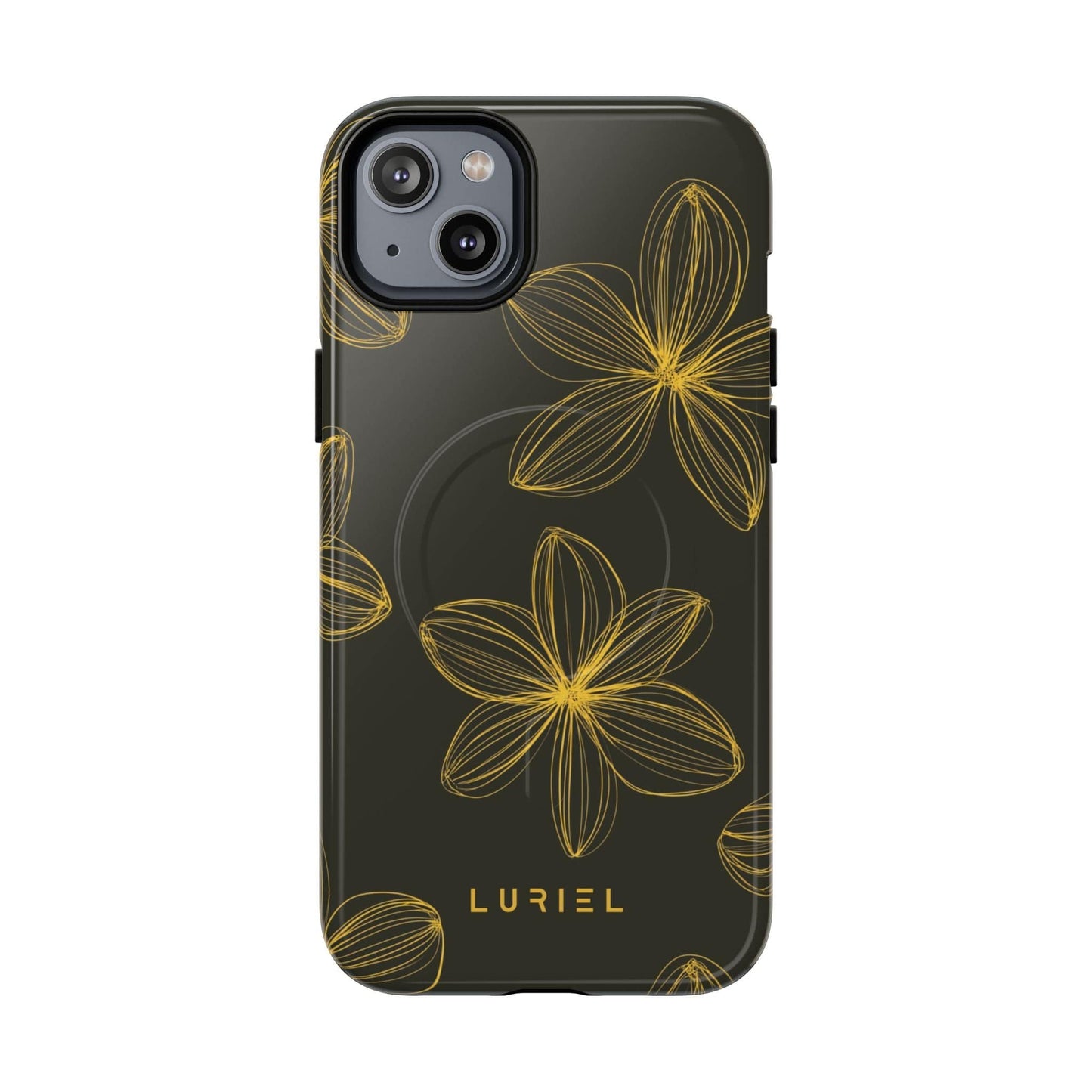 Phone Case iPhone 14 Plus / Glossy Floral Aesthetic Tough Magsafe Case