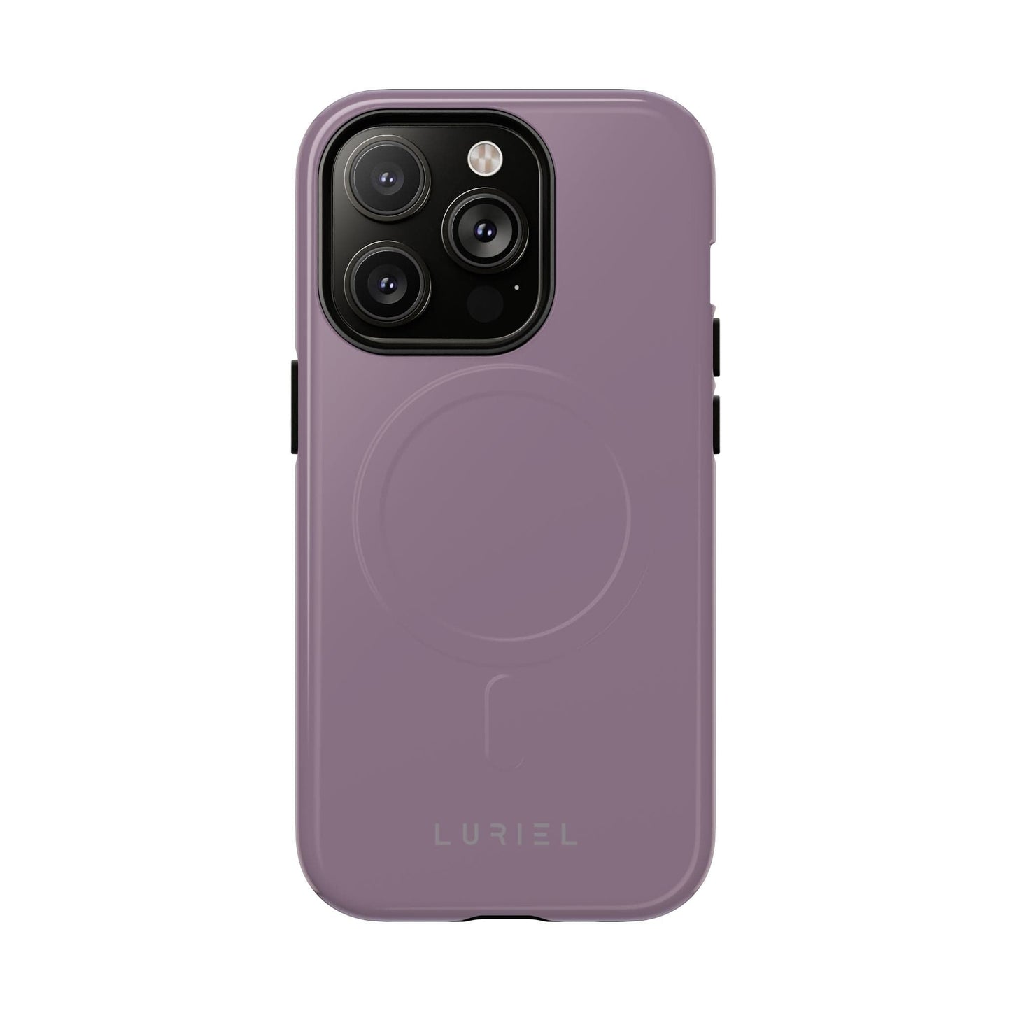 Phone Case iPhone 14 Pro / Glossy Mobster Purple Grey Tough Magsafe Case