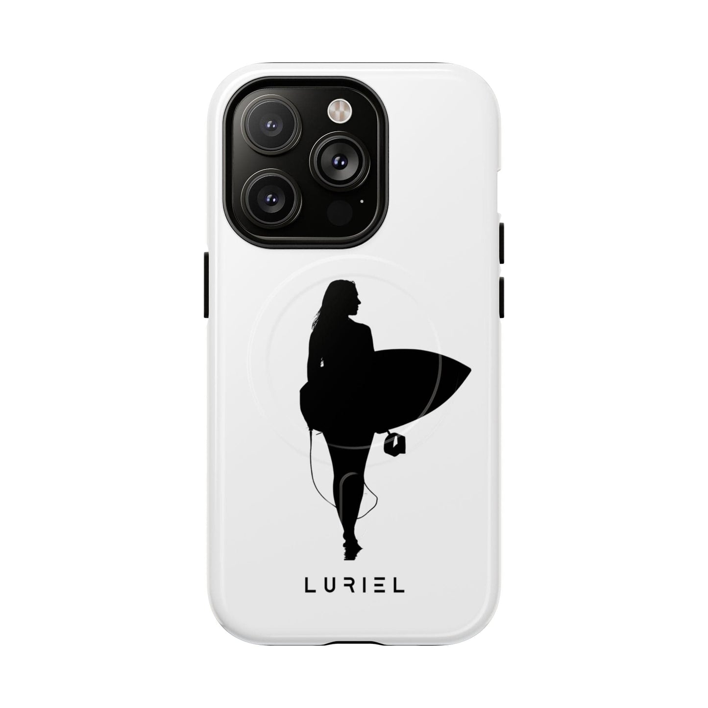 Phone Case iPhone 14 Pro / Glossy Surfer Girl Tough Magsafe Case