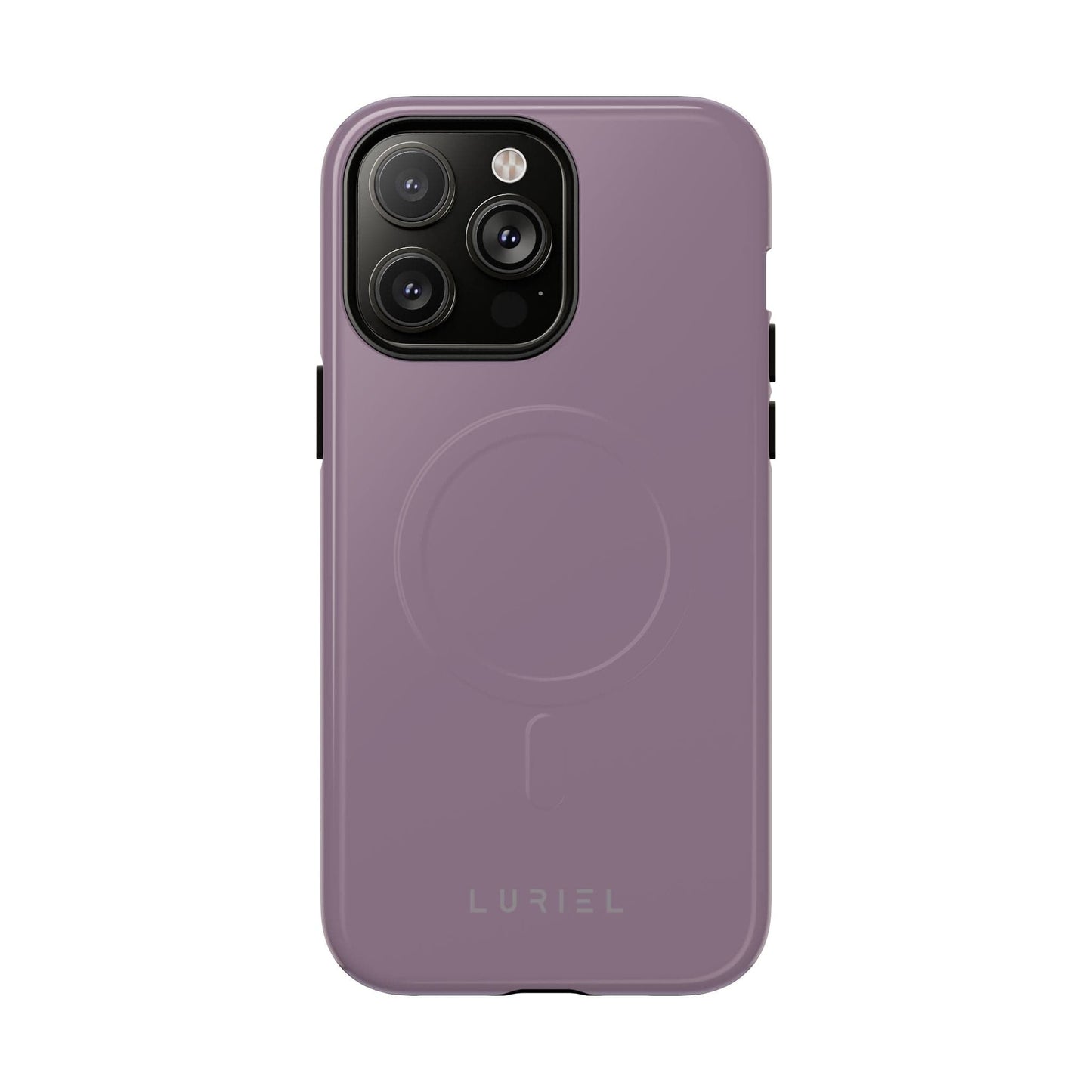 Phone Case iPhone 14 Pro Max / Glossy Mobster Purple Grey Tough Magsafe Case