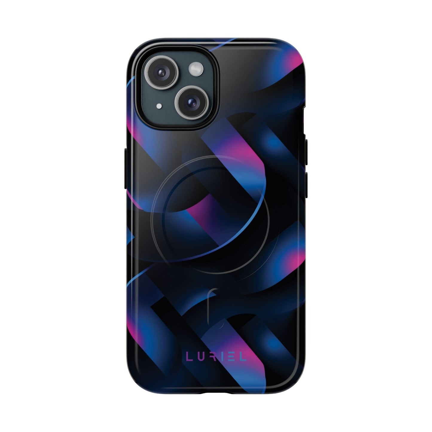 Phone Case iPhone 15 / Glossy Beat Tough Magsafe Case