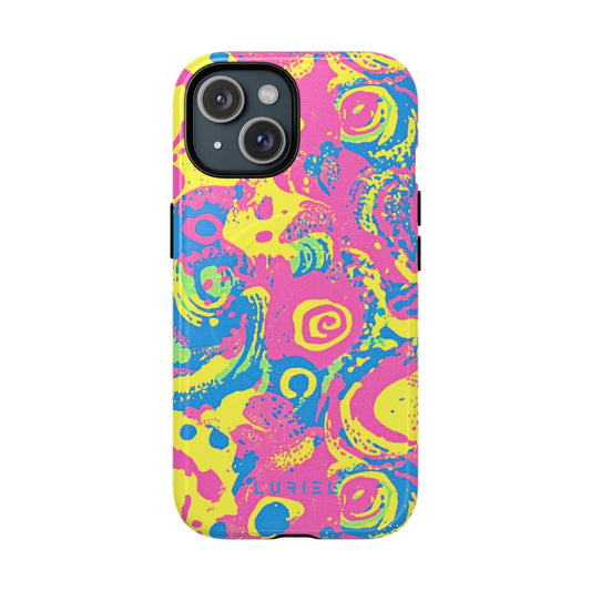 Phone Case iPhone 15 / Glossy Fun Tough Magsafe Case