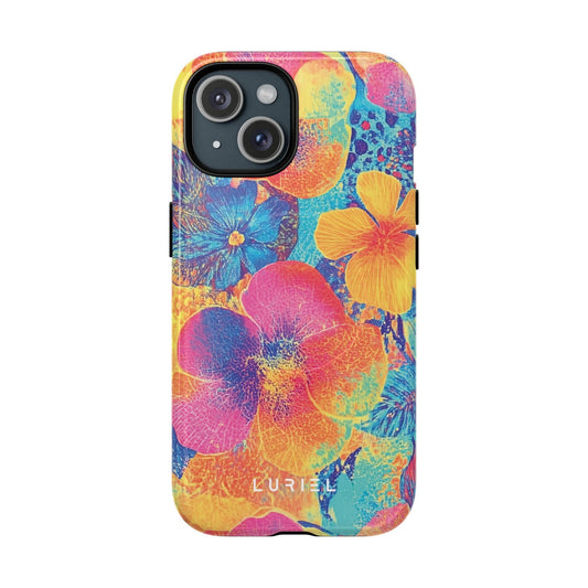 Phone Case iPhone 15 / Glossy Hawaiian Bliss Tough Magsafe Case