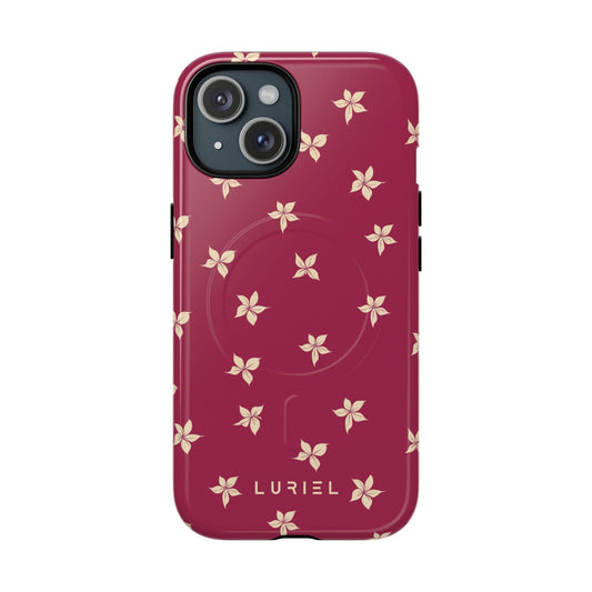Phone Case iPhone 15 / Glossy Jasmine Tough Magsafe Case