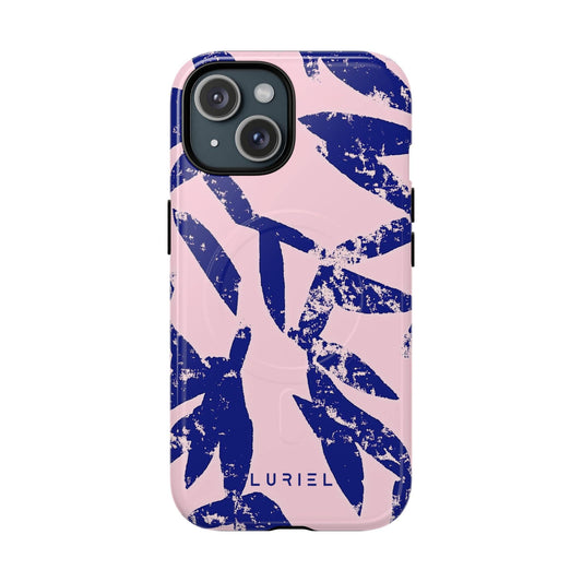 Phone Case iPhone 15 / Glossy La Dolce Pink Tough Magsafe Case