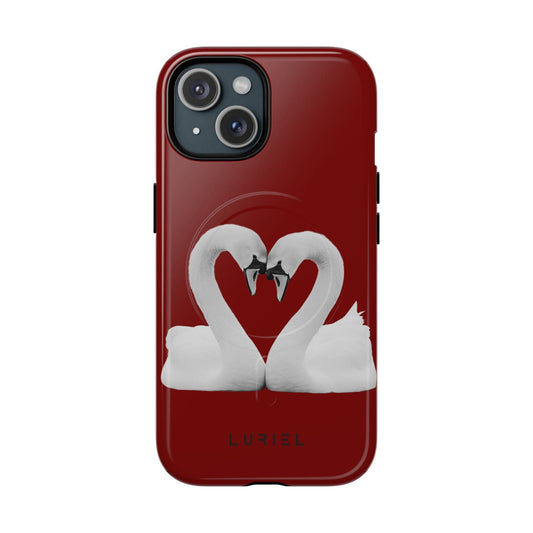 Phone Case iPhone 15 / Glossy Love, Love, Love Tough Magsafe Case