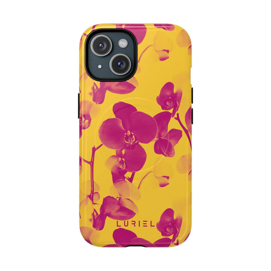 Phone Case iPhone 15 / Glossy Orchid Tough Magsafe Case