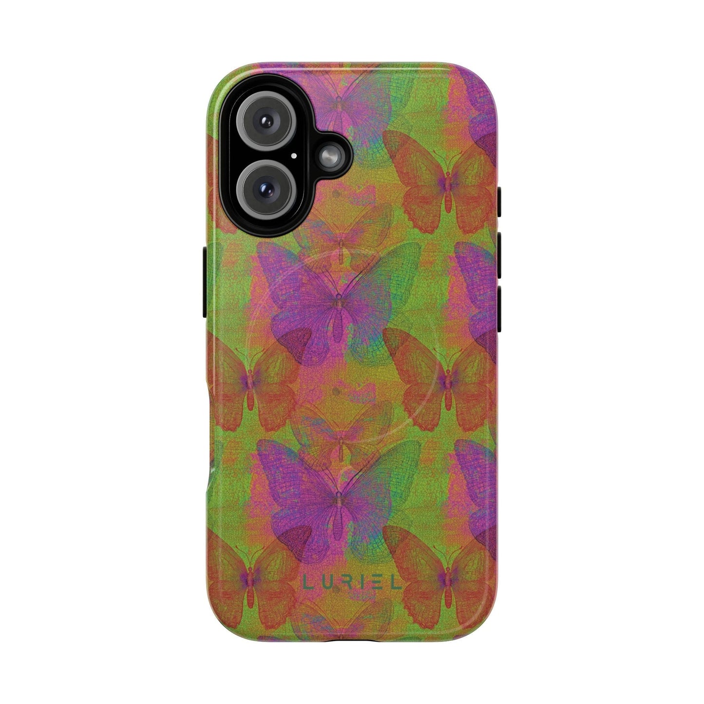 Phone Case iPhone 16 / Glossy Deep House Butterflies Tough Magsafe Case
