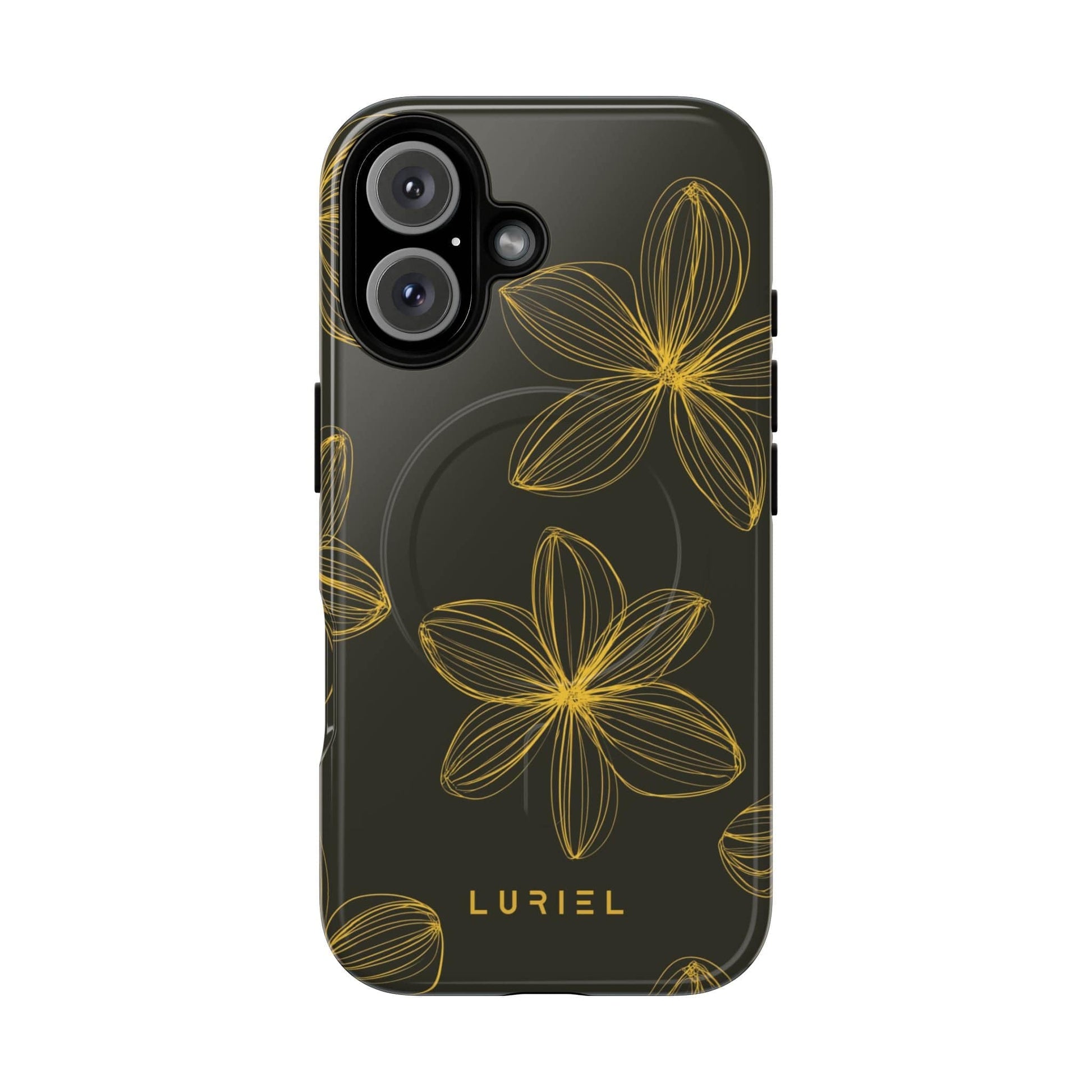 Phone Case iPhone 16 / Glossy Floral Aesthetic Tough Magsafe Case