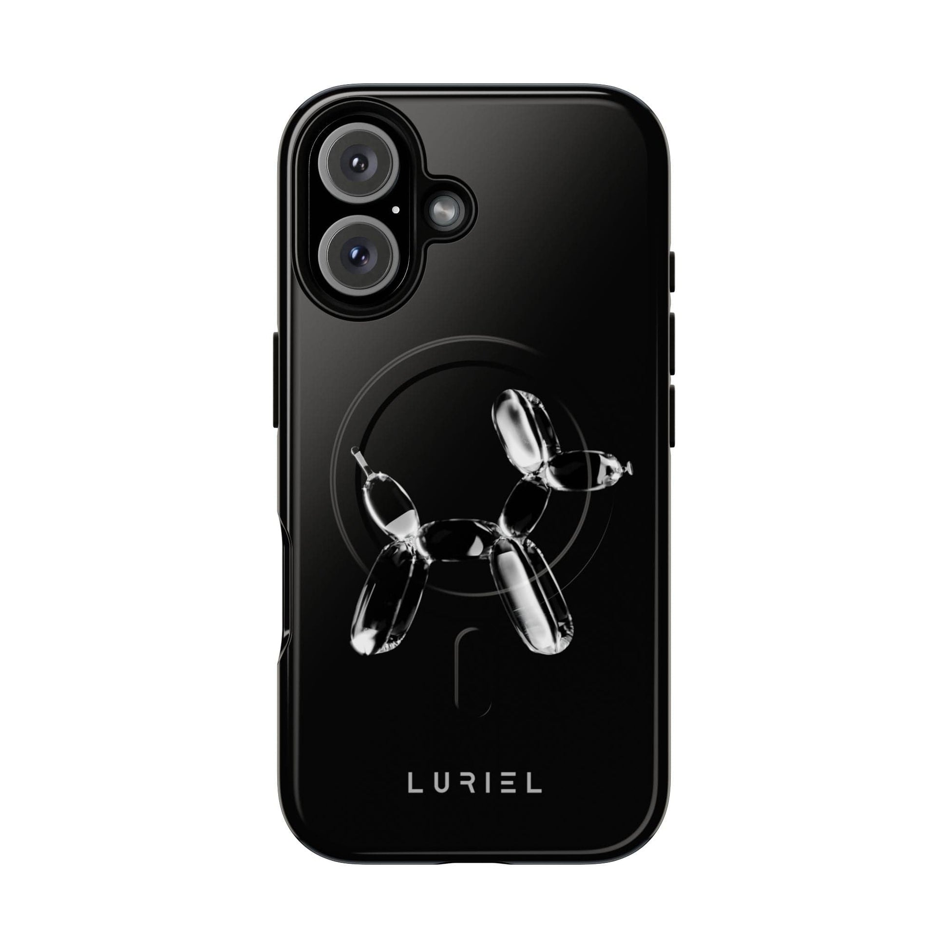 Phone Case iPhone 16 / Glossy Poodle Tough Magsafe Case