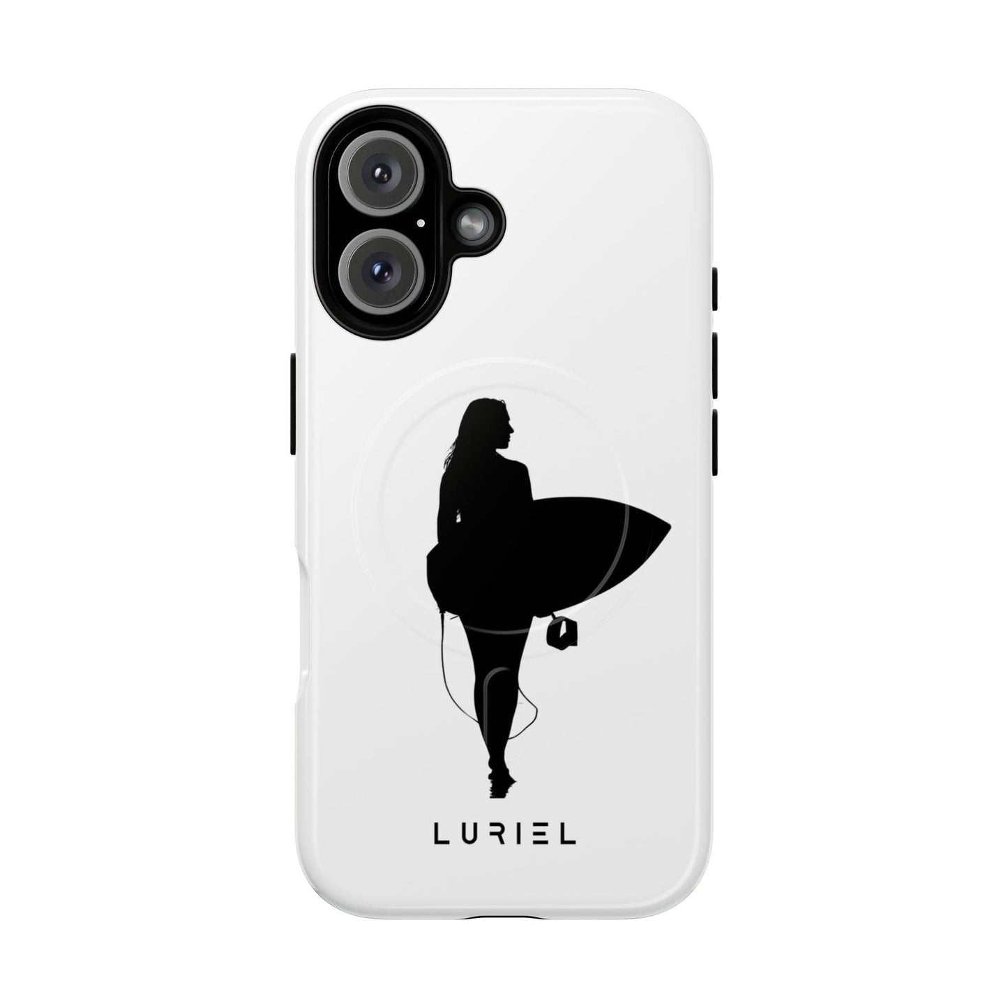 Phone Case iPhone 16 / Glossy Surfer Girl Tough Magsafe Case