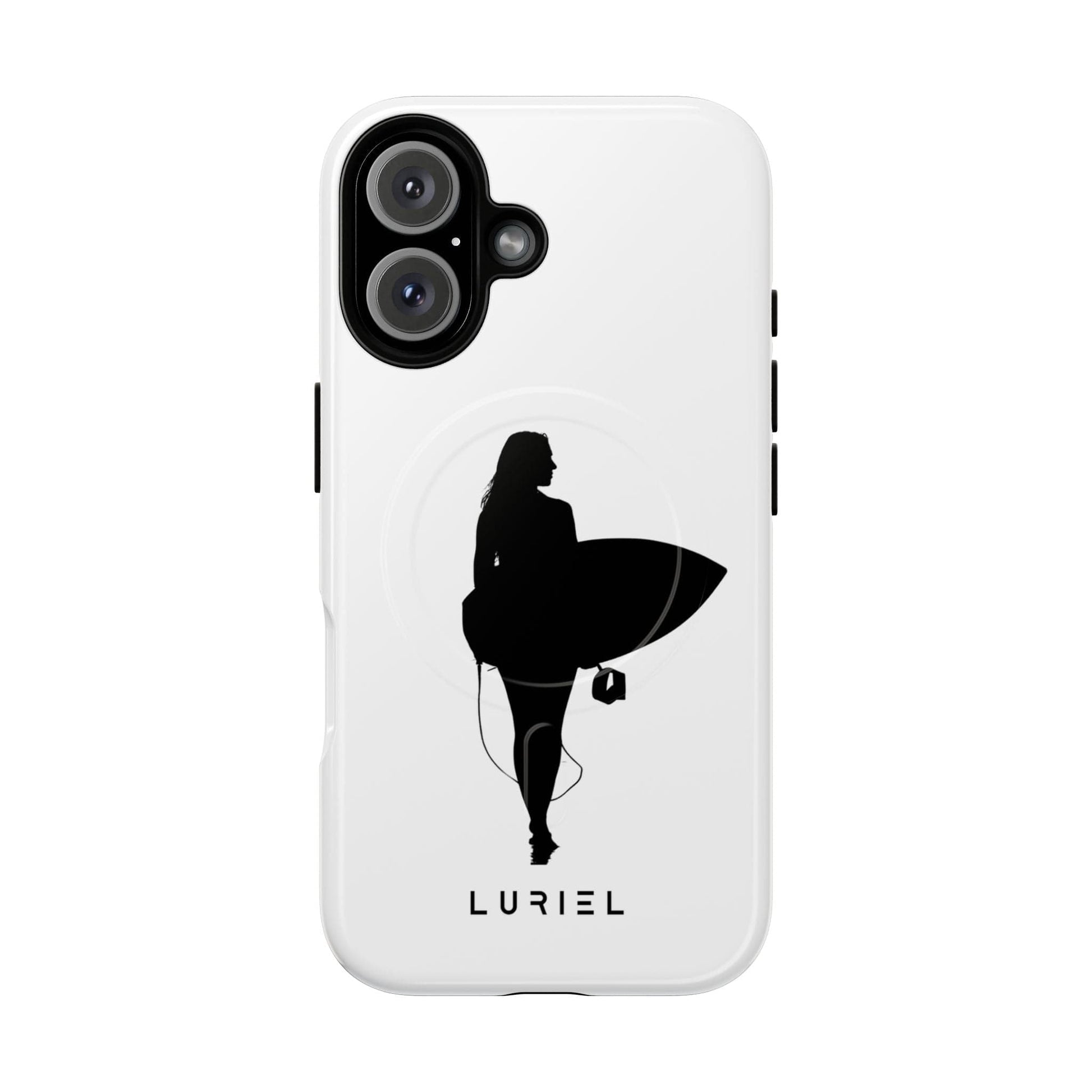 Phone Case iPhone 16 / Glossy Surfer Girl Tough Magsafe Case