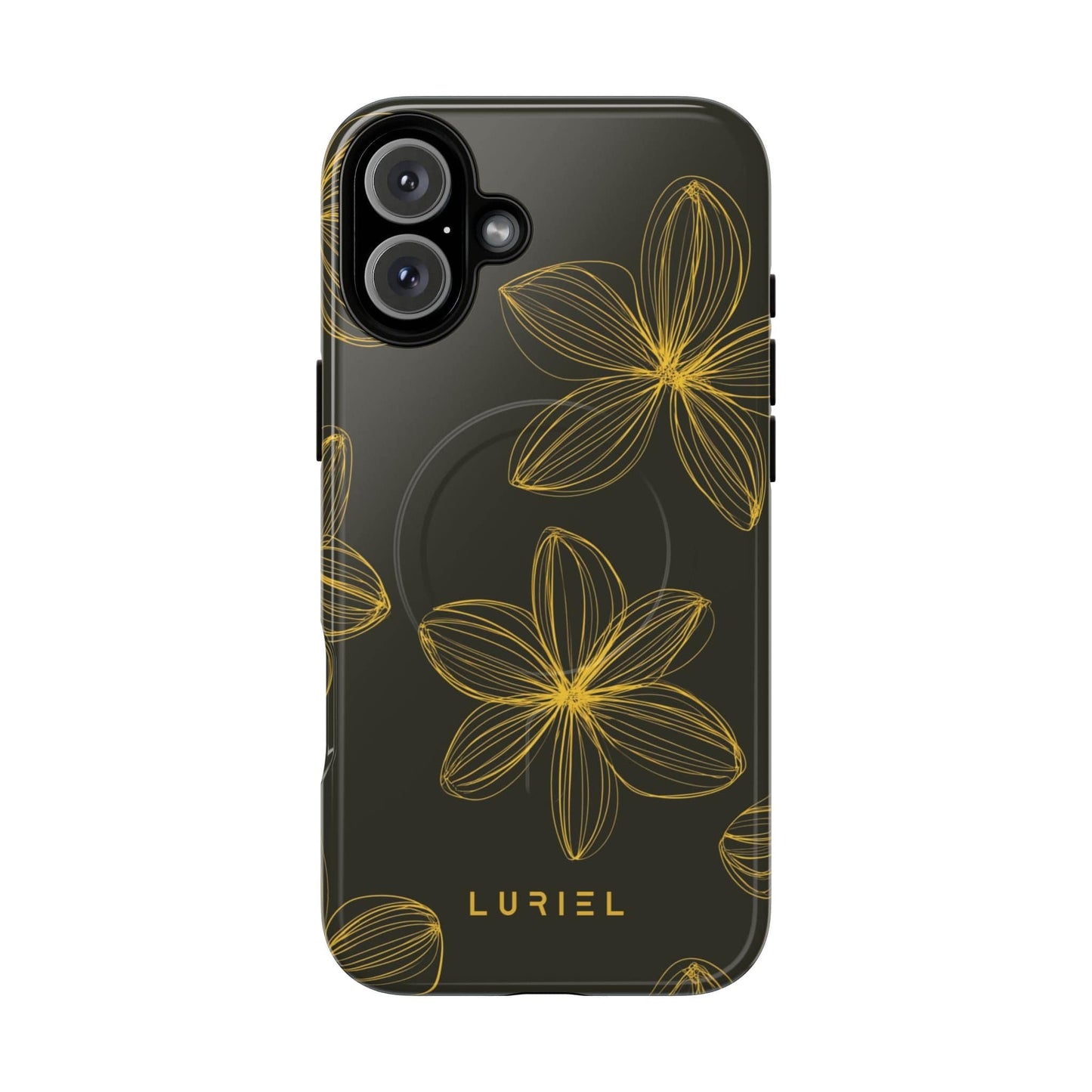 Phone Case iPhone 16 Plus / Glossy Floral Aesthetic Tough Magsafe Case