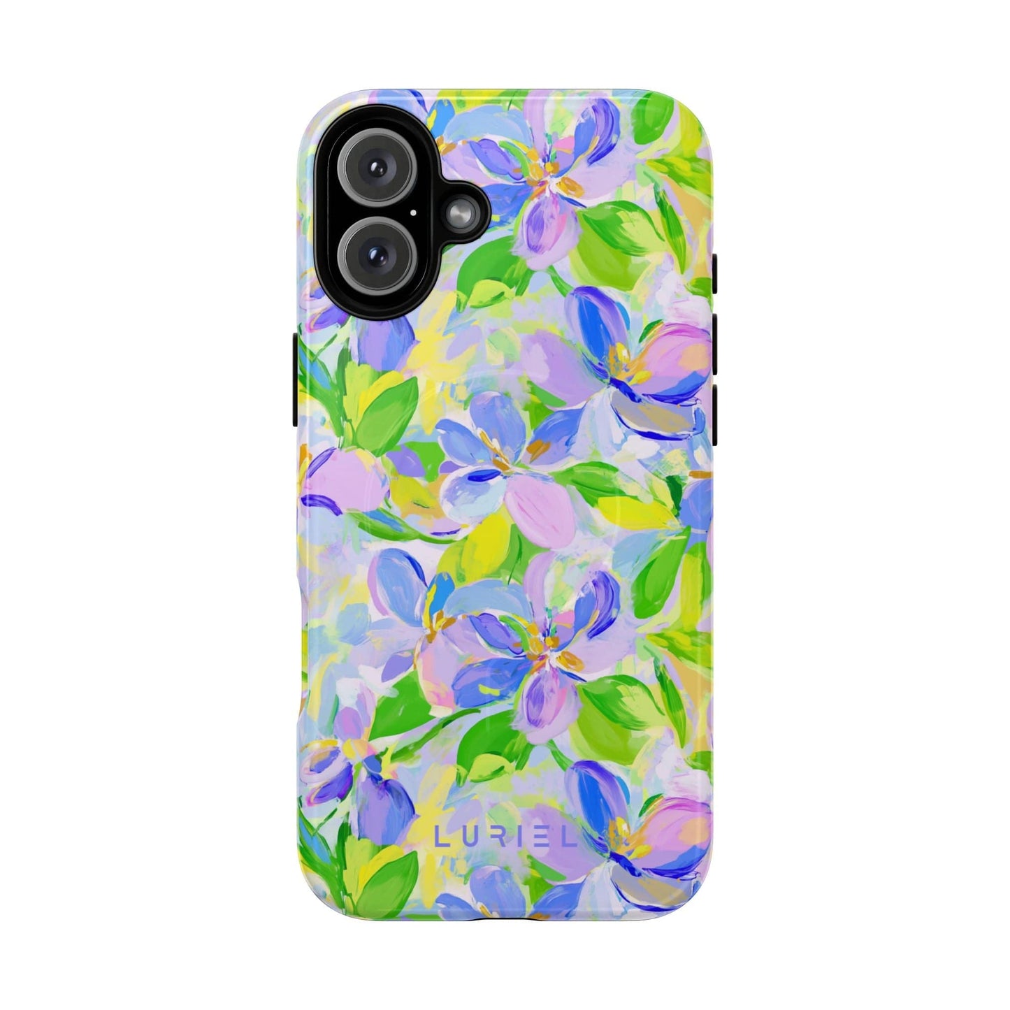 Phone Case iPhone 16 Plus / Glossy Floral Breeze Tough Magsafe Case