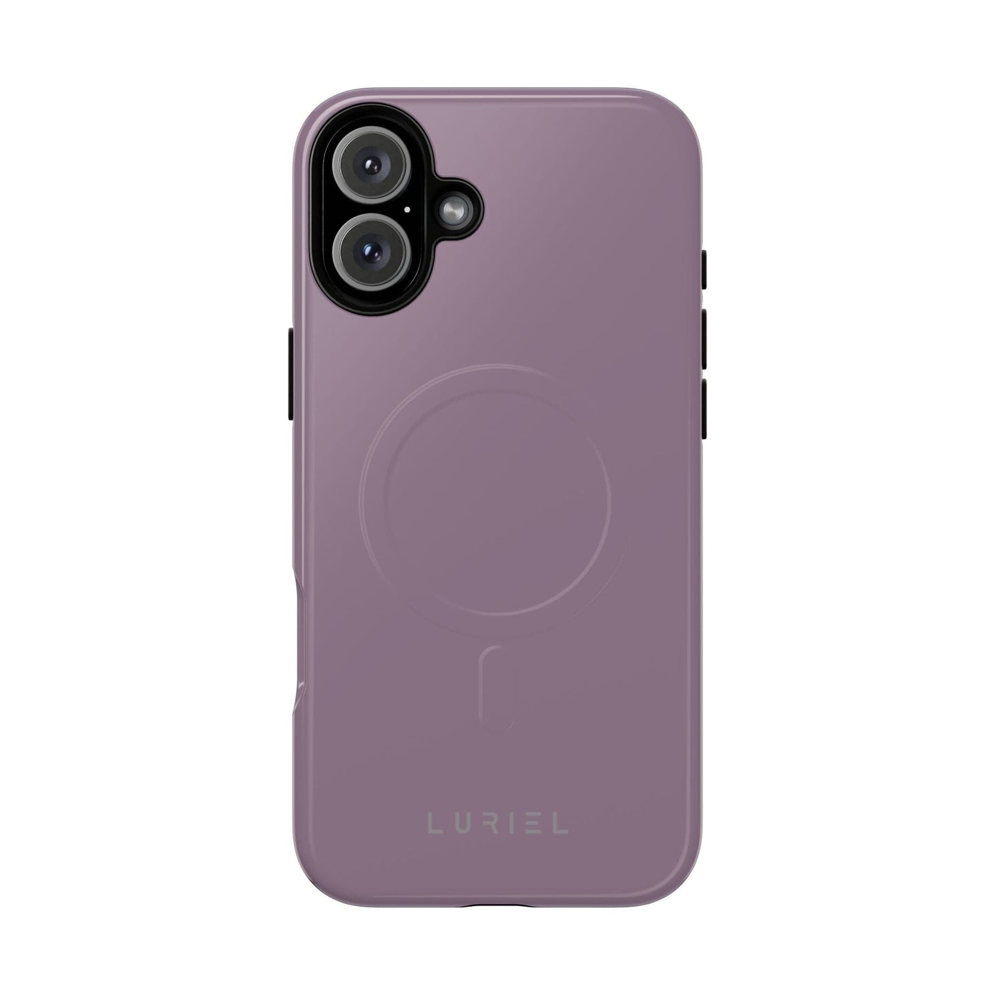 Phone Case iPhone 16 Plus / Glossy Mobster Purple Grey Tough Magsafe Case