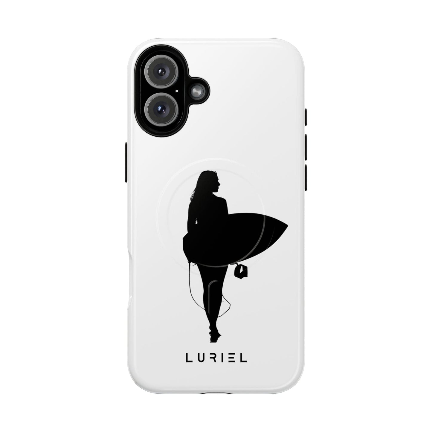 Phone Case iPhone 16 Plus / Glossy Surfer Girl Tough Magsafe Case