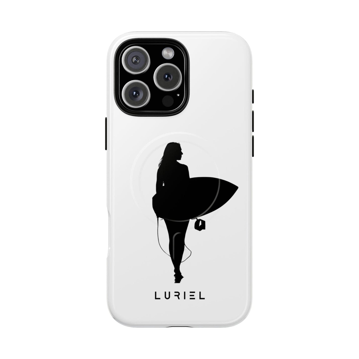 Phone Case iPhone 16 Pro Max / Glossy Surfer Girl Tough Magsafe Case