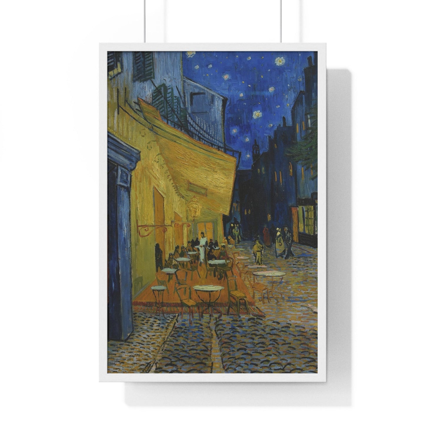 Poster 20" x 30" / White Place Du Forum, Vincent Van Gogh, Framed Print
