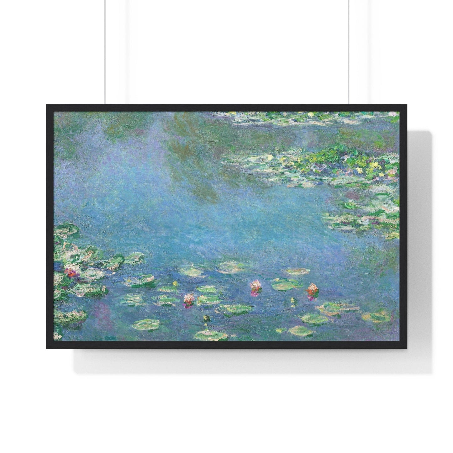 Poster 36″ x 24″ / Black Water Lilies by Claude Monet, Framed Print