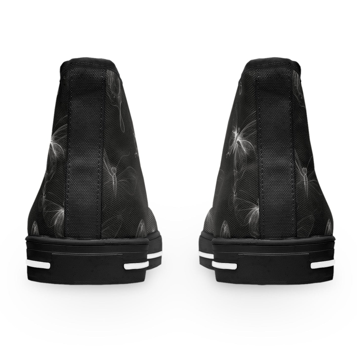 Shoes Butterflies In The Dark Women's High Top Sneakers