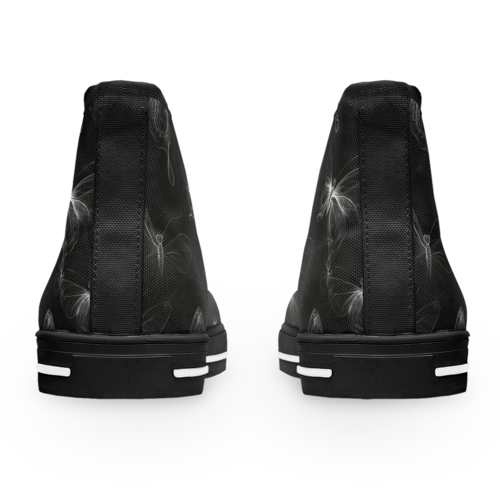 Shoes Butterflies In The Dark Women's High Top Sneakers