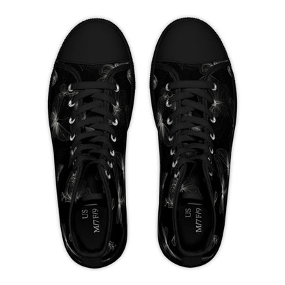 Shoes Butterflies In The Dark Women's High Top Sneakers