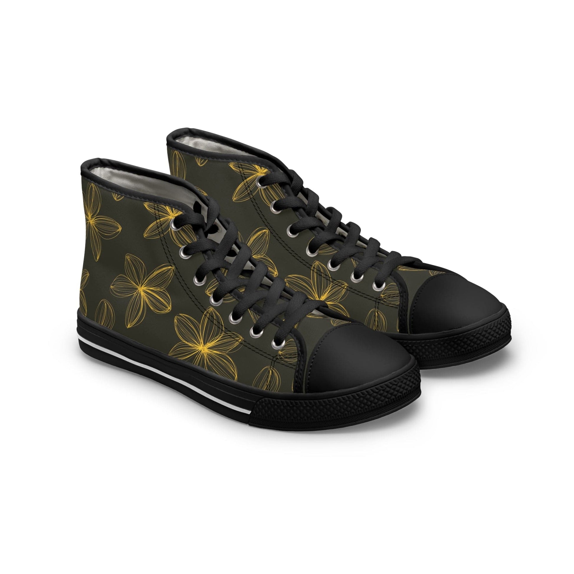 Shoes Floral Aesthetic Women's High Top Sneakers