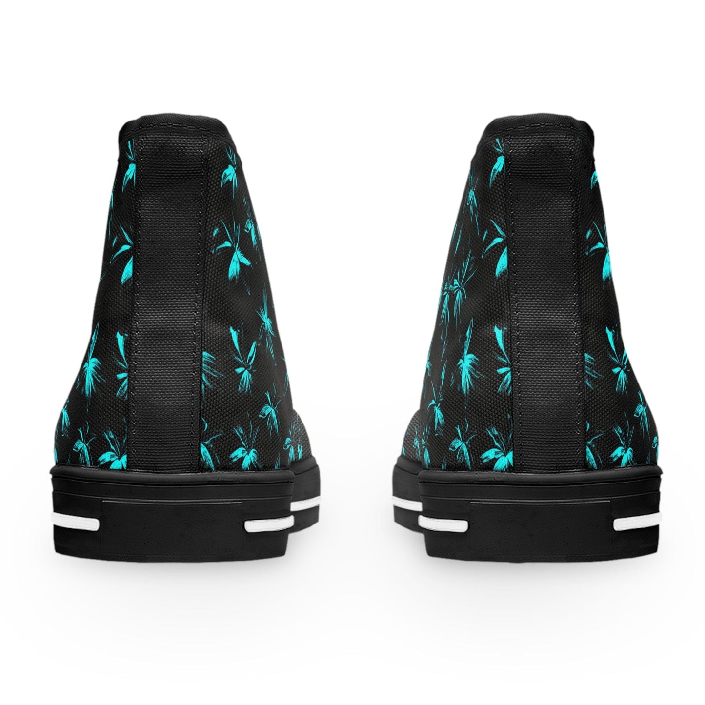 Shoes Fluorescent Blue Women's High Top Sneakers