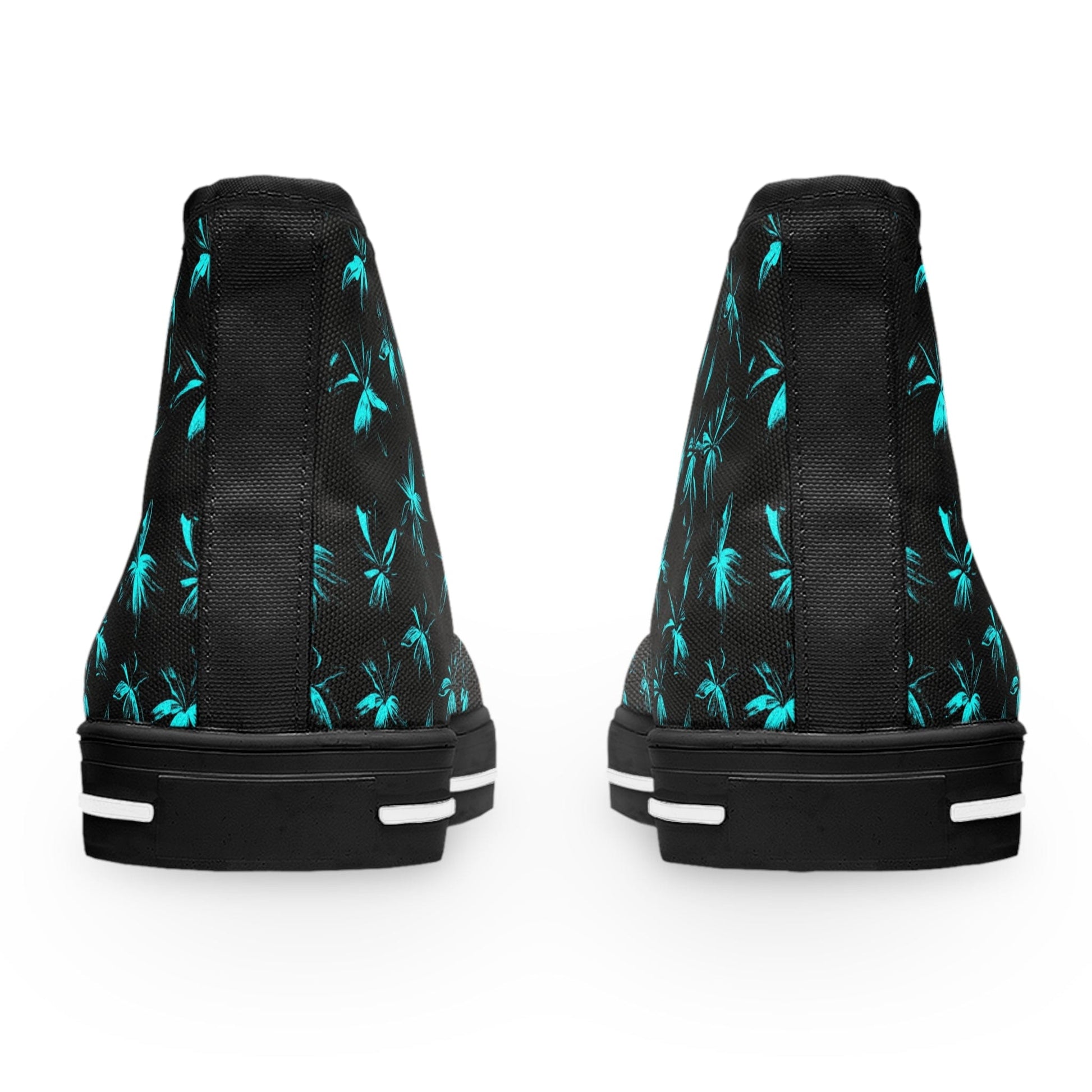 Shoes Fluorescent Blue Women's High Top Sneakers