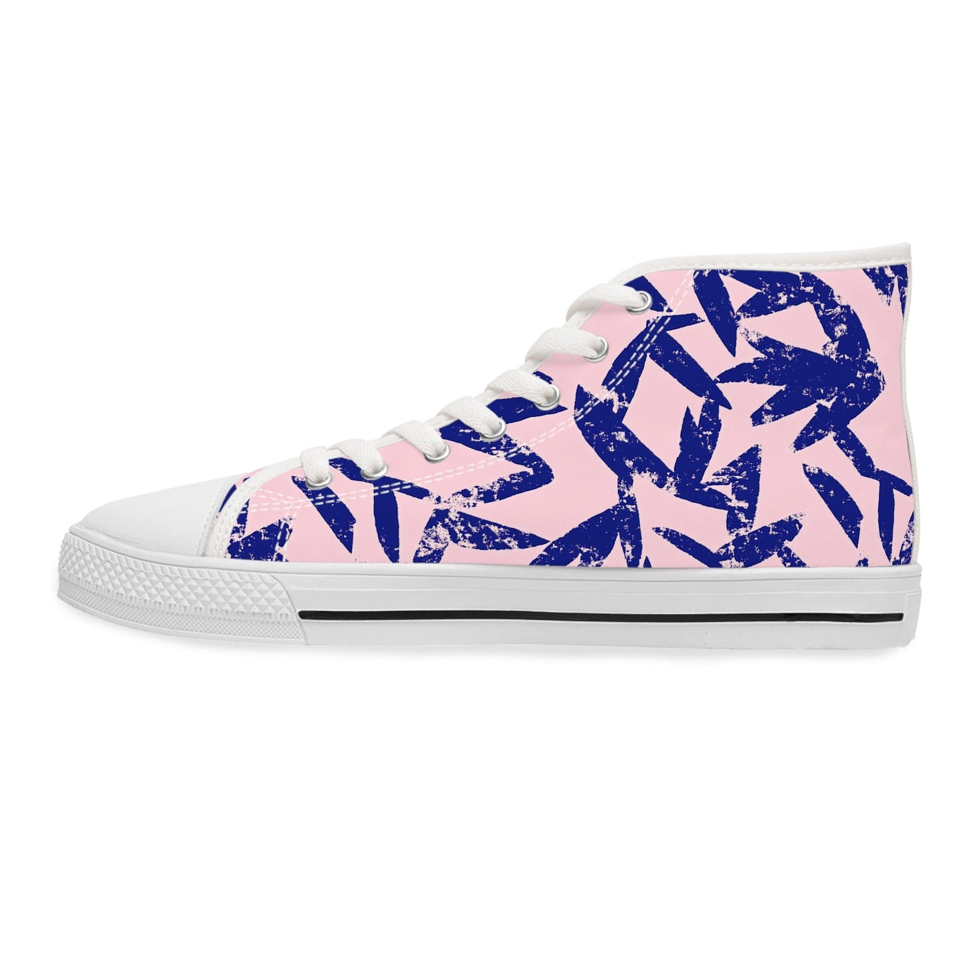 Shoes La Dolce Pink Women's High Top Sneakers