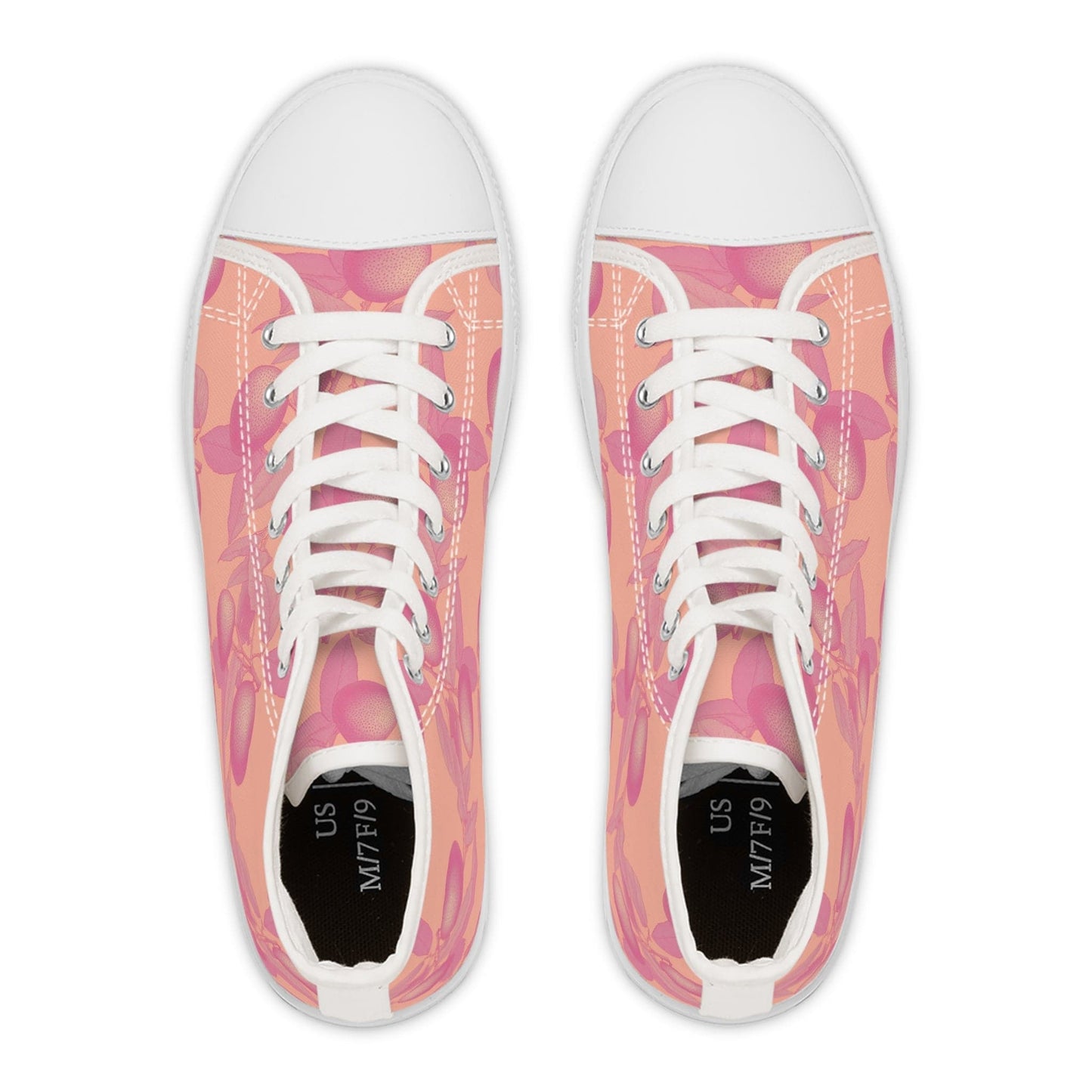 Shoes Oranges Women's High Top Sneakers