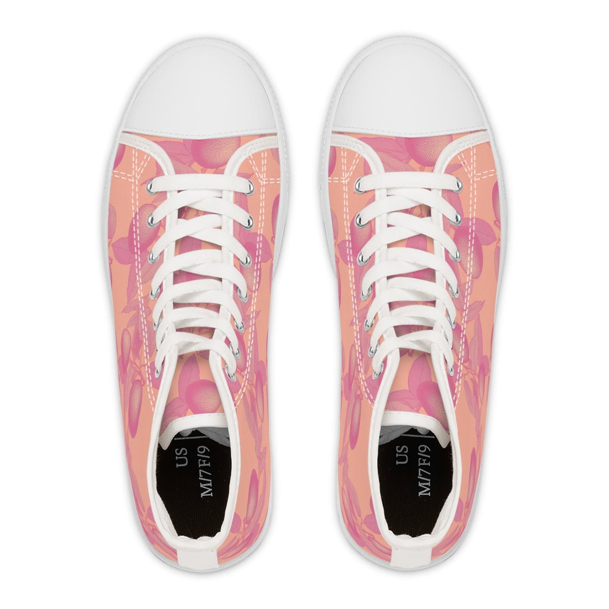 Shoes Oranges Women's High Top Sneakers