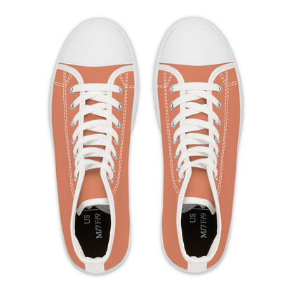 Shoes Terracotta High Top Sneakers