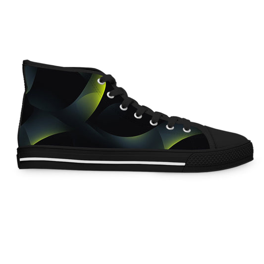 Shoes US 5.5 / Black sole Flow Of Life Women's High Top Sneakers