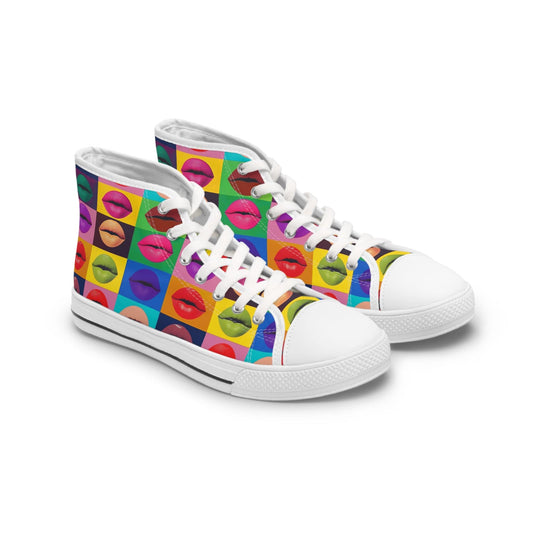 Shoes US 5.5 / White sole 1960s Kiss Women's High Top Sneakers