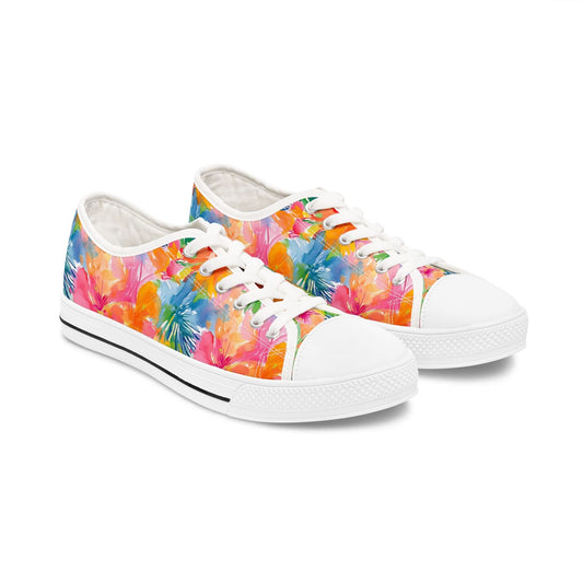 Shoes US 5.5 / White sole Caribbean Beach Women's Low Top Sneakers
