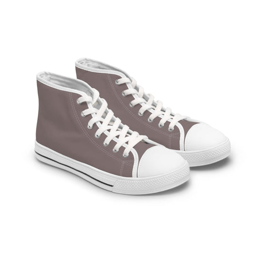 Shoes US 5.5 / White sole Dove Grey High Top Sneakers