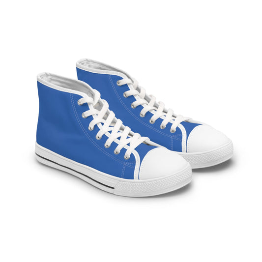 Shoes US 5.5 / White sole Dusk Blue High Top Sneakers