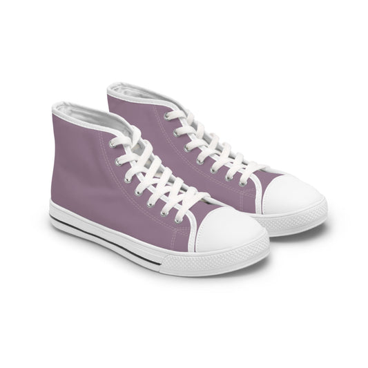 Shoes US 5.5 / White sole Mobster Purple Grey High Top Sneakers